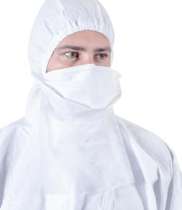 Ansell BDBN-G BioClean DB Pouch-Style Face Mask with Neck Guard Class 10 (ISO 4)