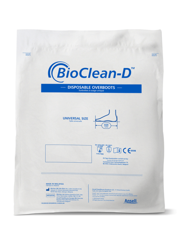 Ansell S-BDOB BioClean-D Sterile Overboots Class 10 (ISO 4) - Image 2