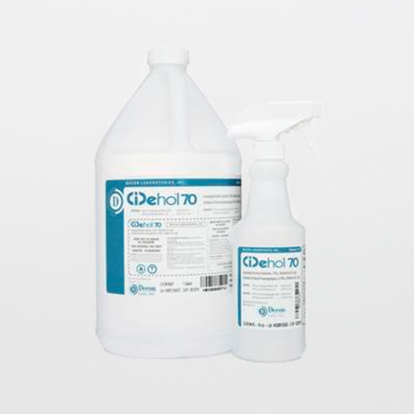 CiDehol 8401 Non-Sterile 70% Isopropyl Alcohol Solution (1 Gallon Bottle, 4/Case)