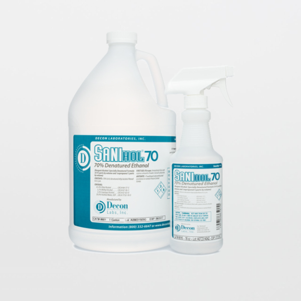 Sanihol 8601 Non-Sterile 70% Denatured Ethanol Solution (1 Gallon Bottle, 4/Case)