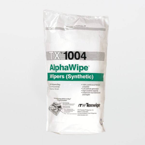 Texwipe TX1004 AlphaWipe 4" x 4" Polyester Cleanroom Wiper
