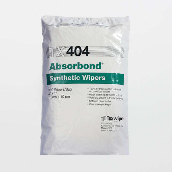 Texwipe TX404 Absorbond 4" x 4" Polyester Cleanroom Wiper