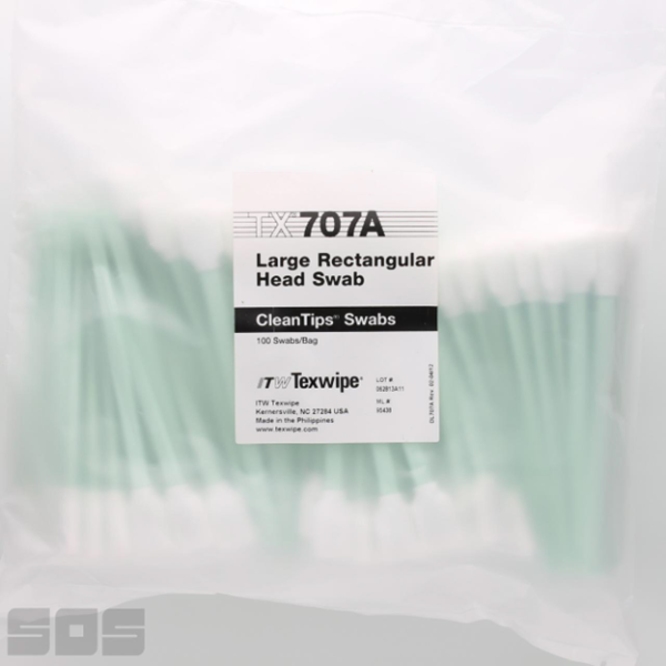 Texwipe TX707A CleanFoam Large Rectangular Head Swab (Closed Cell) - Image 2