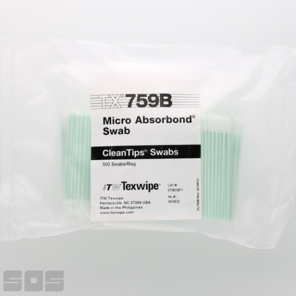 Texwipe TX759B Micro Absorbond Polyester Cleanroom Swab - Image 2
